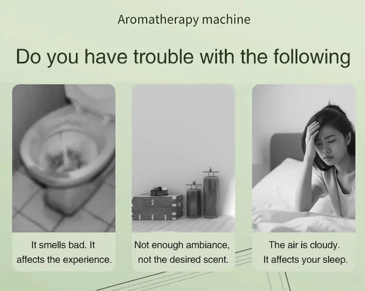 50ML Automatic Home Fragrance Machine Essential Oil Diffuser Nebulizer Perfume Scent Machine for Kitchen and toilet deodorizatio