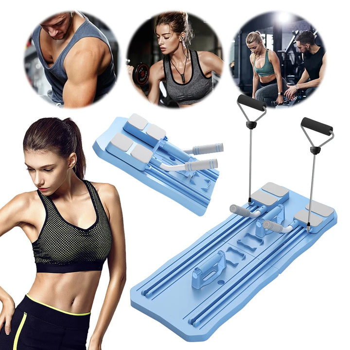 Multifunctional Fitness Board Abdominal Board Non Slip Workout Board Foldable Push Up Board Home Gym Equipment