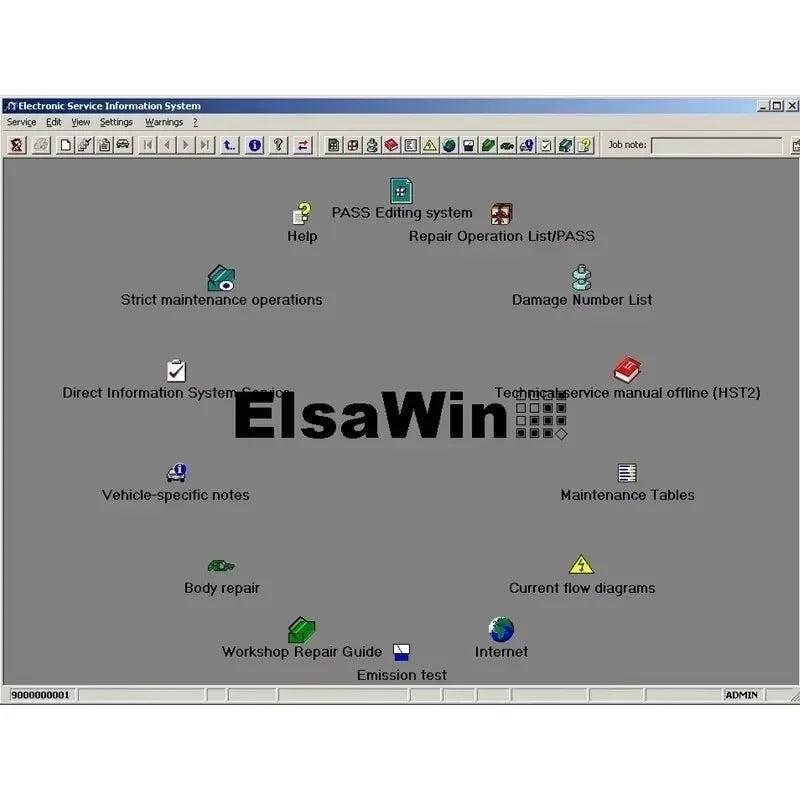 Newest  Etka 8.3& ELSAWIN 6.0 for A-udi for V-W Auto Repair Software Group Vehicles Electronic Parts Catalog free help install