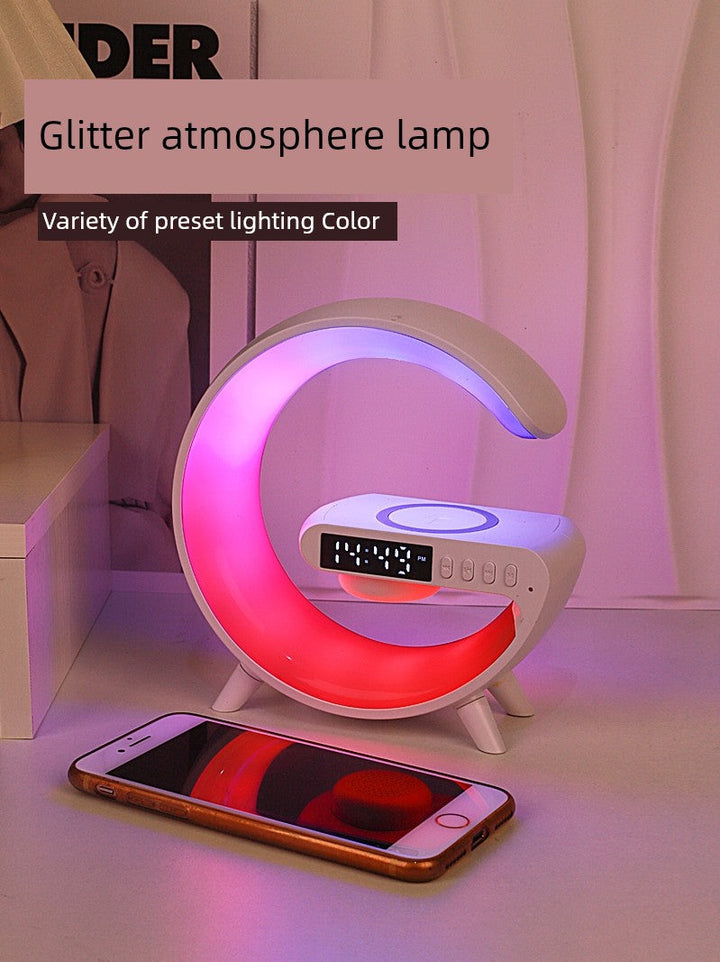 Wireless Charging Atmosphere Speaker Girl Fancy Night Light