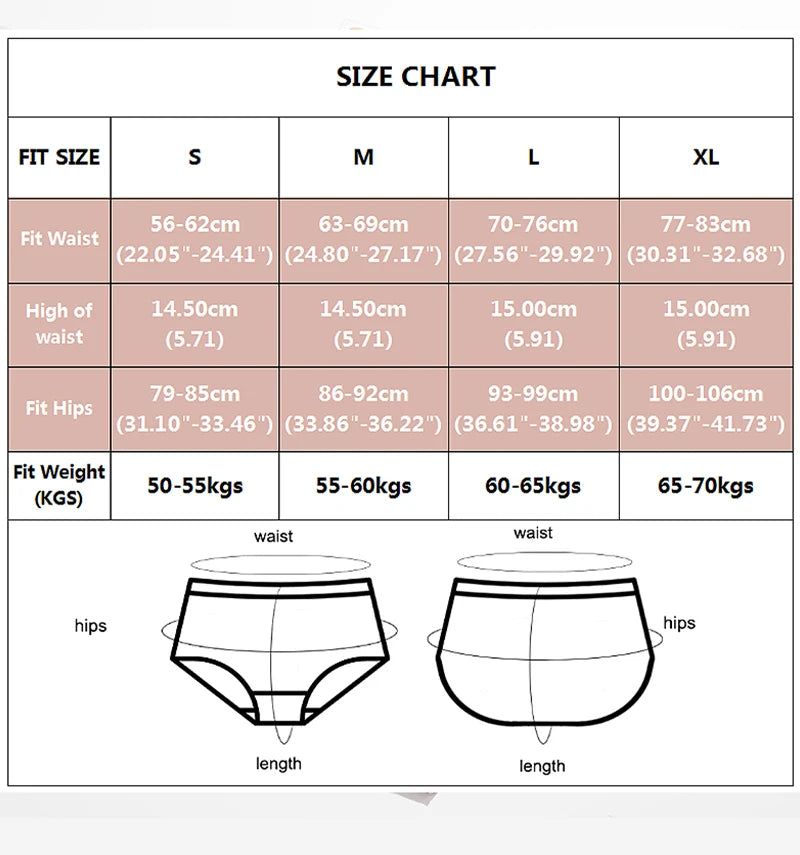 Bodyshaper High Waist Seamless Panties Women Underwear Anti-bacteria Soft Crotch Briefs for Female Intimates Lingerie Shapewear