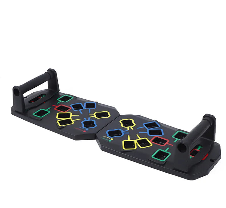 Multifunctional Folding Push Up Board Set Bracket Abdominal Muscle Training Equipment Portable Push Up Board Exercise Training