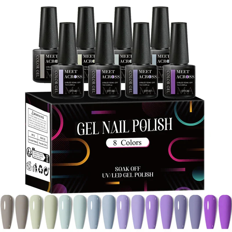 Fluorescent Summer Gel Set
