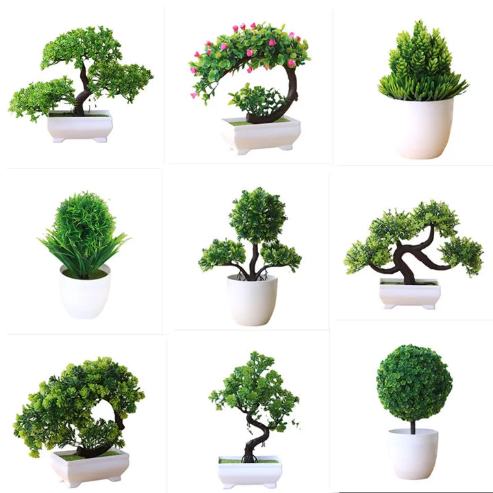 Mini Artificial Bonsai Tree Decoration
