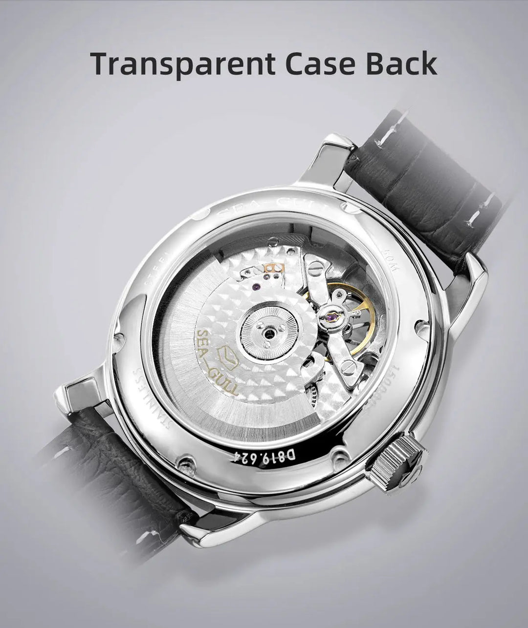 SEAGULL Luxury Watch Business Waterproof Male Clock Date Stainless Steel Mechanical Watch Men Watch reloj hombre 2023 D819.622