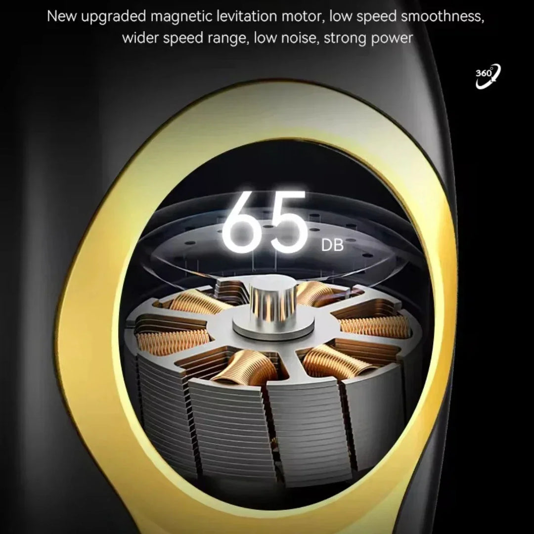 Kemei KM-2373Hair Clipper Magnetic Levitation Motor Hair Clipper Charging Base Men's Hair Clipper