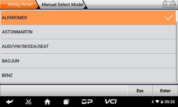 OBDSTAR P50 Airbag Reset Tool Covers 81 Brands Over 11200+ ECU Part No. by OBD/ BENCH Update Battery Reset