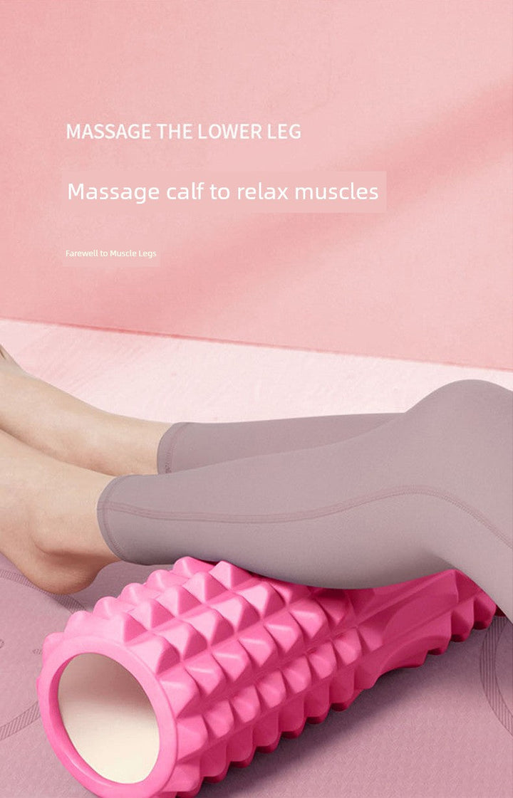 Foam Roller Roller Spiked Club Yoga Equipment Muscle Relaxation Roller Leg Slimmer Massage Shaft Foam Foam Roller