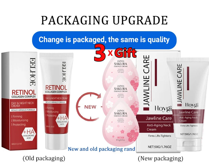 Retinol Wrinkle Remover Facial Serum Set Instant Firming Lift Anti-Aging Cream Fade Fine Lines Whitening Moisturizing Skin Care