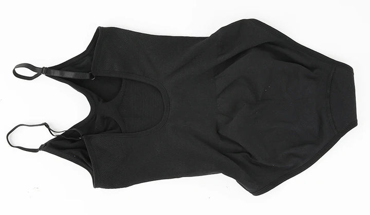 Low Back Bodysuits Shapewear for Women Open Crotch Body Shaper Seamless Tummy Control Push Up Corset Tank Top Backless Underwear