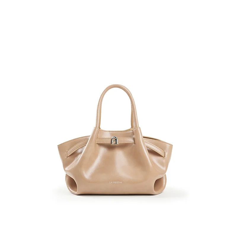 LA FESTIN Leather Bag New Suede Handbag Women's bags Luxury brand Bag Fashion Shoulder Bag Crossbody Bag Bucket Bag small size