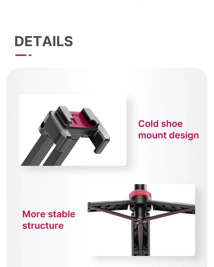 Ulanzi MT-44 Extend Livestream Tripod Stand 42inch Tripod with Phone Mount Holder Vertical Shooting Phone DSlR Camera Tripods