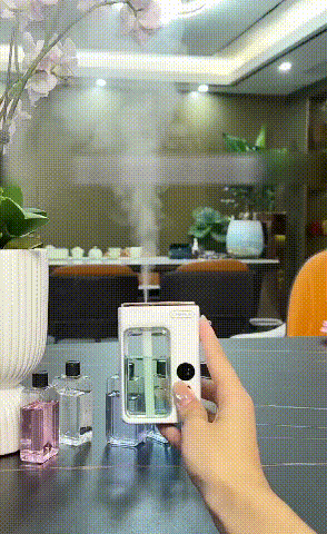 MIni Scent Machine Automatic Aromatherapy Diffuser Digital display smart Essential Oil Diffuser wall hanging Aroma Anion Mist