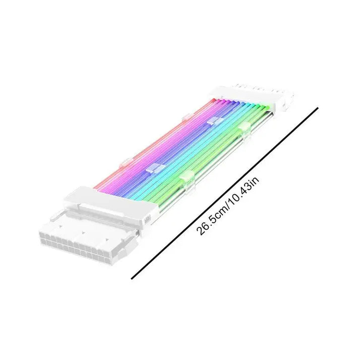 ARGB PSU Power Supply Extension Cable 24 Pin Motherboard Extension Cable graphics card 8-Pin 6+2Pin RGB glow extension cable