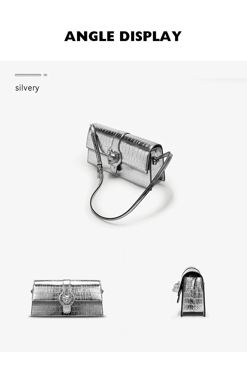 BAFELLI CAT 2025 NEW WOMEN'S BAG LUXURY BRAND FASHION RETRO STYLE DENIM TRENDING SHOULDER CLUTCH FEMALE LEATHER FLAP PURSE