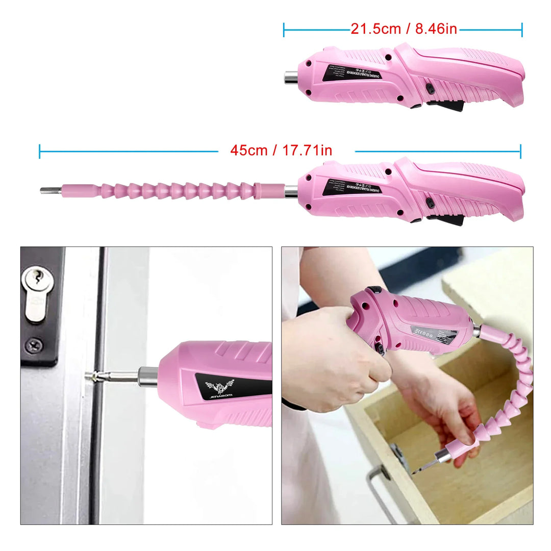 3.6V cordless drill rechargeable electric screwdriver, 3.5N · m maximum torque electric screwdriver, front LED light