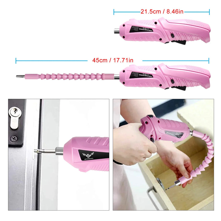 3.6V cordless drill rechargeable electric screwdriver, 3.5N · m maximum torque electric screwdriver, front LED light