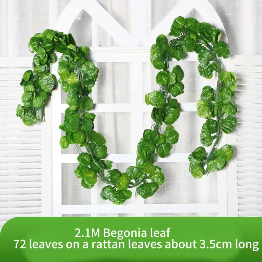 Artificial Garland Silk Wall Plant Home