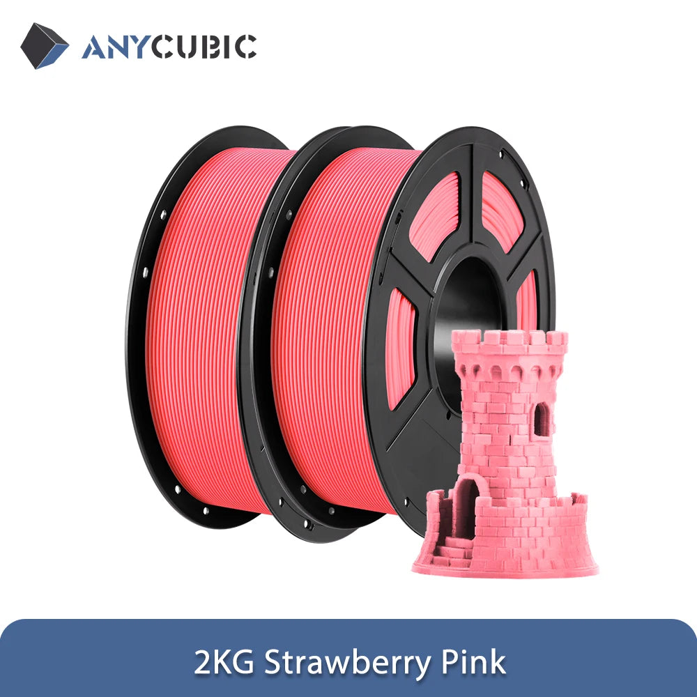 2 pieces/lot ANYCUBIC PLA 3D Printer Filament 1.75mm 1kg/Roll PLA Filament 3D Printing Material For FDM 3D Printer