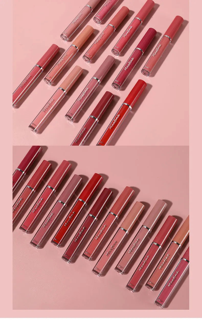 6-Color Waterproof Lip Gloss Set