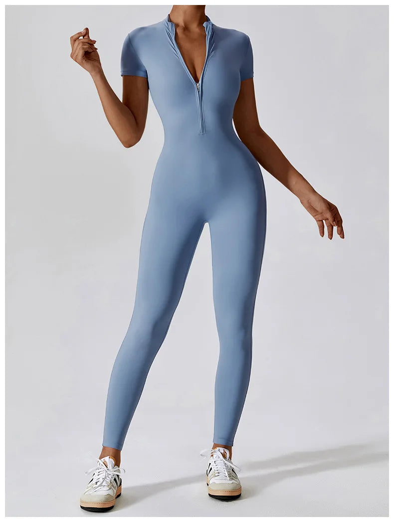 New Yoga Clothes Suit Workout Sports Set Women Bodysuits Gym Set Women Training Siamese Fitness Jumpsuit Female Sportswear