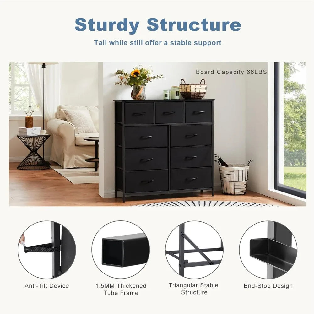 Dresser for Bedroom with Drawers