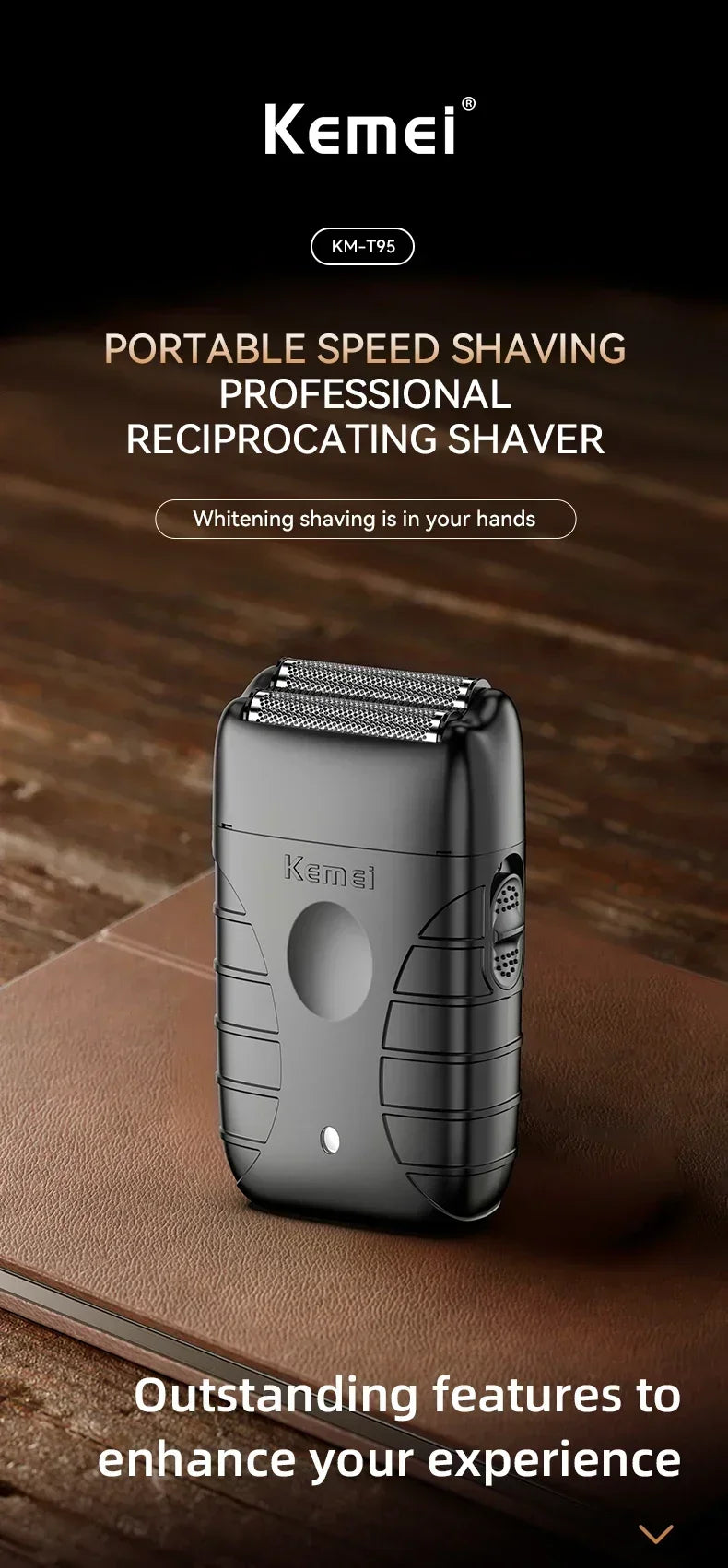 Kemei KM-2290 KM-2293 KM-T95 New Professional Cutting Machine Electric Shaver Hair Trimmers With LCD Display Men's Hair Clipper