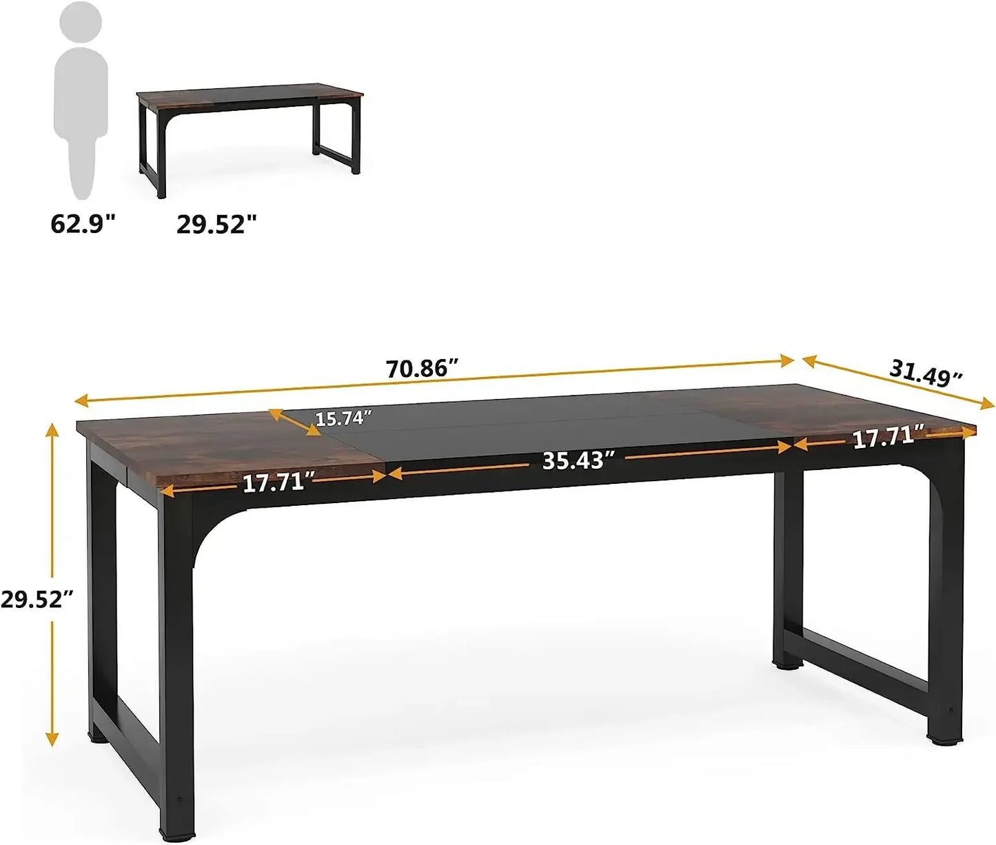 Modern Large Office Computer Desk