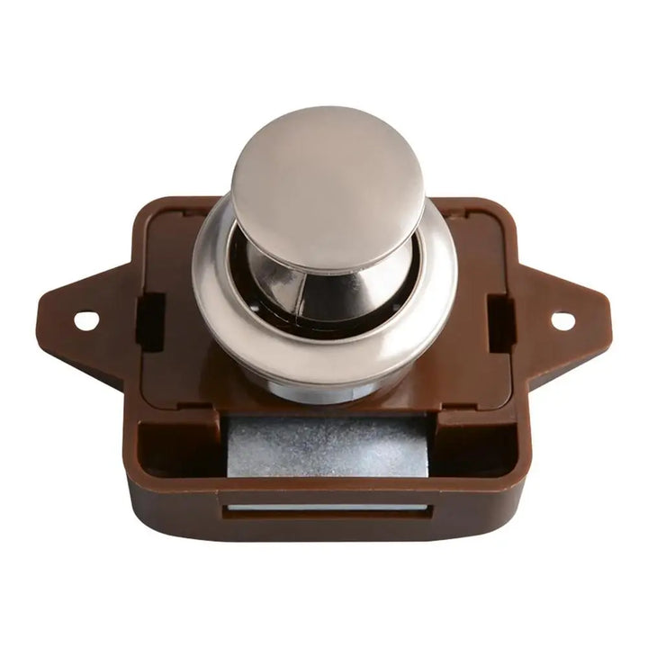 Camping Car Push Lock RV Caravan Boat Motor Home Cabinet Drawer Latch Button Locks Keyless Furniture Door Lock Hardware