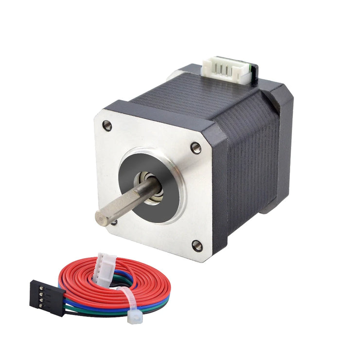 STEPPERONLINE Nema 17 Stepper Motor Motor 48mm 0.55N.m 2A Nema17 Stepping Motor for 3D printer CNC Engraving Milling Machine