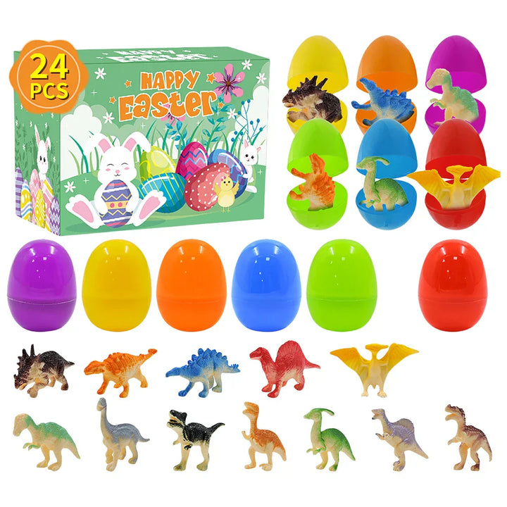 Prefilled Easter Eggs with Stress Relief Toys Easter Basket Stuffers Surprise Easter Eggs for Kids Easter Egg Hunt Game and Part