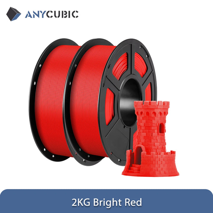 2 pieces/lot ANYCUBIC PLA 3D Printer Filament 1.75mm 1kg/Roll PLA Filament 3D Printing Material For FDM 3D Printer