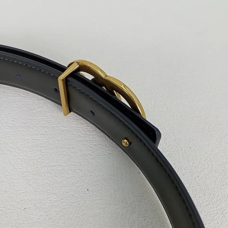 Fashion GG cowhide real leather belt for women luxury desiner Unisex men's belt elegant girdle belt female jeans waistband