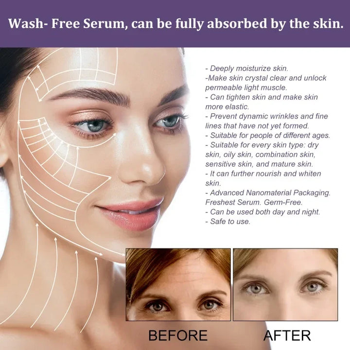 Retinol Remove Wrinkle Face Serum Lift Firming Anti Aging Fade Fine Lines Whitening Brightening Moisturizer Skin Care Cosmetics