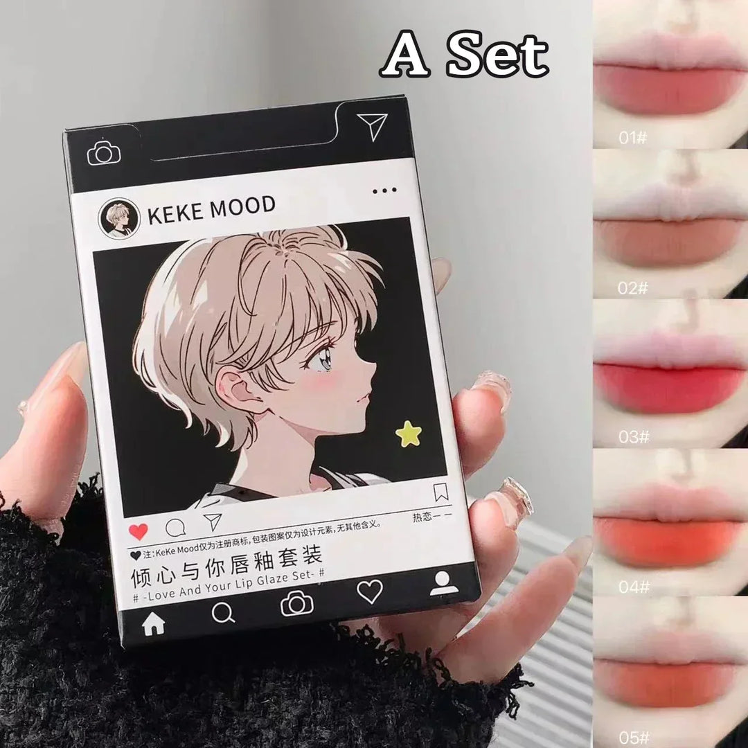 Creative Cigarette Shape Lipstick Set