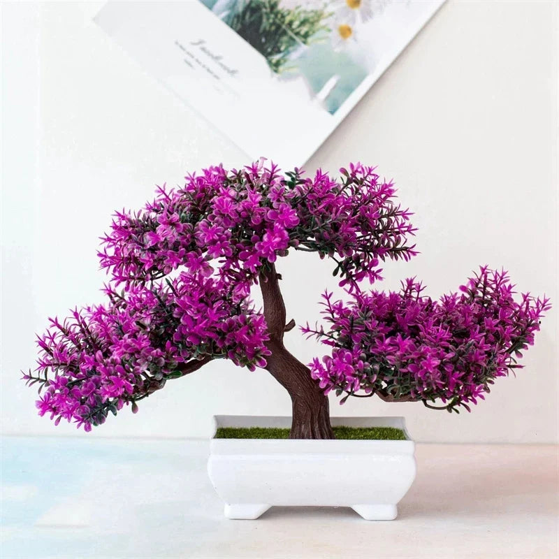 Artificial Bonsai Tree Potted Ornament
