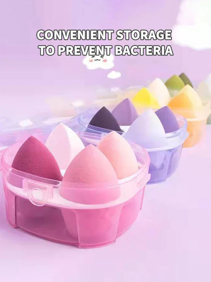 4PCS Wet & Dry Makeup Sponge Set