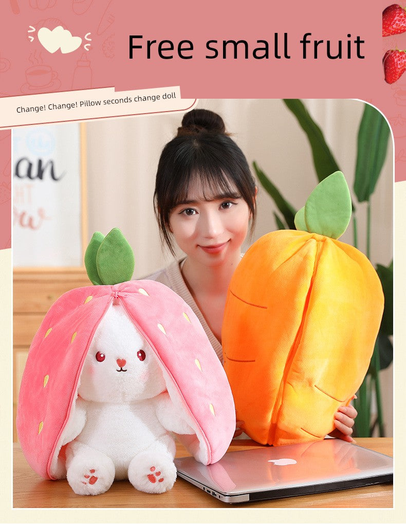 Strawberry Rabbit Birthday Gift Girl Girlfriends Girl Practical Ideas Doll Doll Kids Teacher Sister Cute