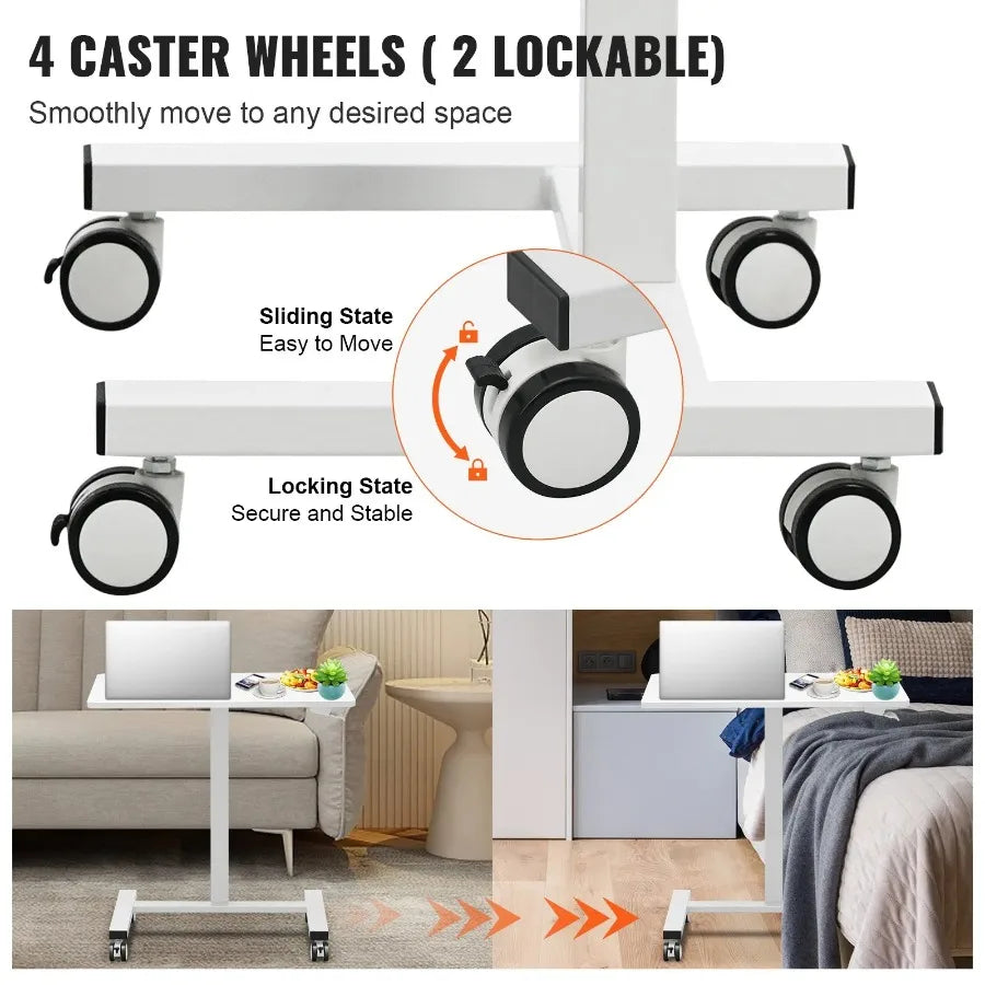 Mobile Standing Desk Adjustable Height