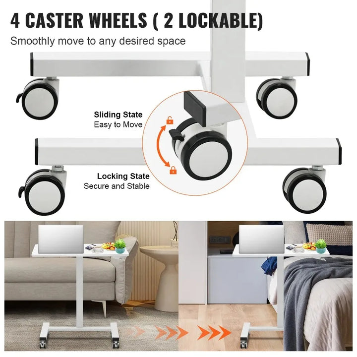 Mobile Standing Desk Adjustable Height