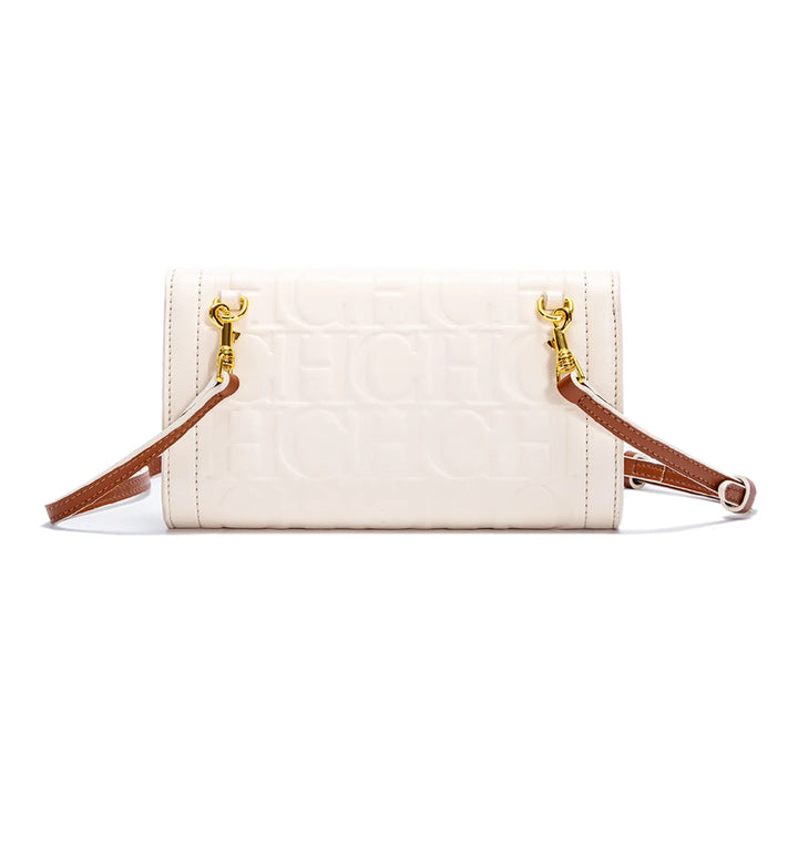 CHCH Women's Shoulder Bag 2024 Brand New Flip Letter Embossed Crossbody Bag