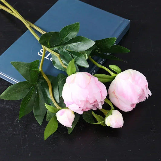 1PC Silk Peony Artificial Flower Bouquet