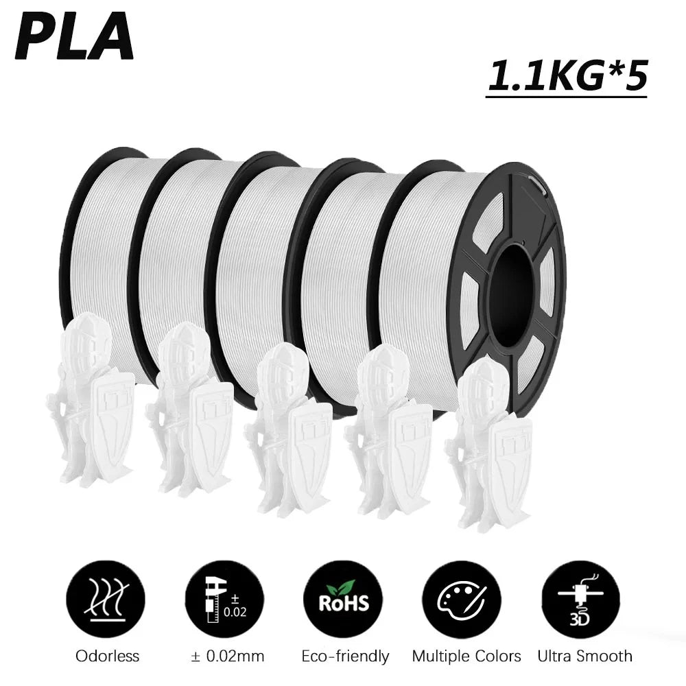 JAYO 5Rolls JAYO TPU SILK 98A 3D Filament Flexible 1.75mm+/-0.02mm 3D Printer SILK Texture Smooth High Quality New Fast Shipping