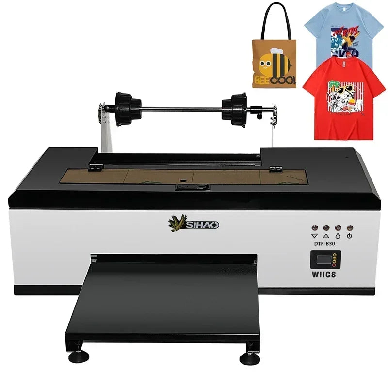SIHAO A3 R1390/L1800 DTF Printer Oven All-in-One for T-Shirt Fabric Textile Clothing Printing DTF Transfer Film Printer Machine