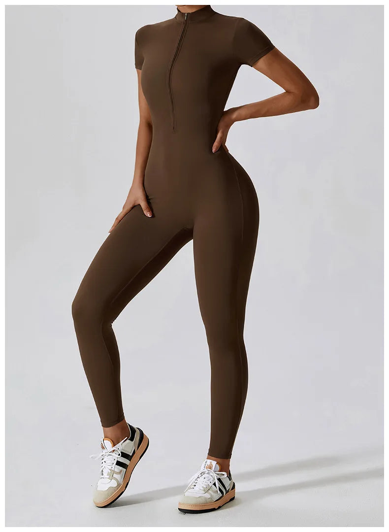 New Yoga Clothes Suit Workout Sports Set Women Bodysuits Gym Set Women Training Siamese Fitness Jumpsuit Female Sportswear