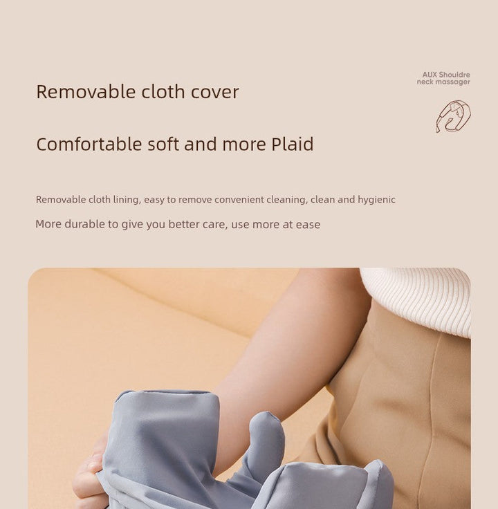 Ox Neck Massager Genuine Goods Back Waist Shoulder Spine Neck Kneading Handy Gadget Trapezius Massage Instrument