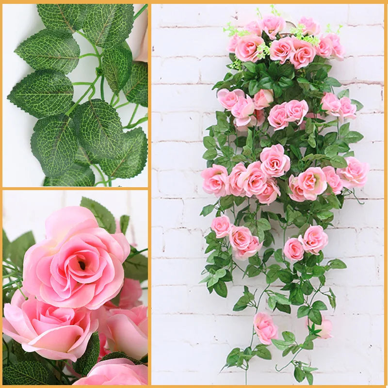 Artificial Flower Rattan Vine Décor