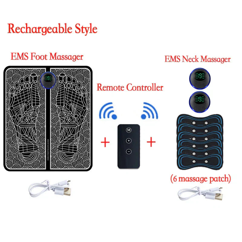 Premium Remote EMS Foot Massager