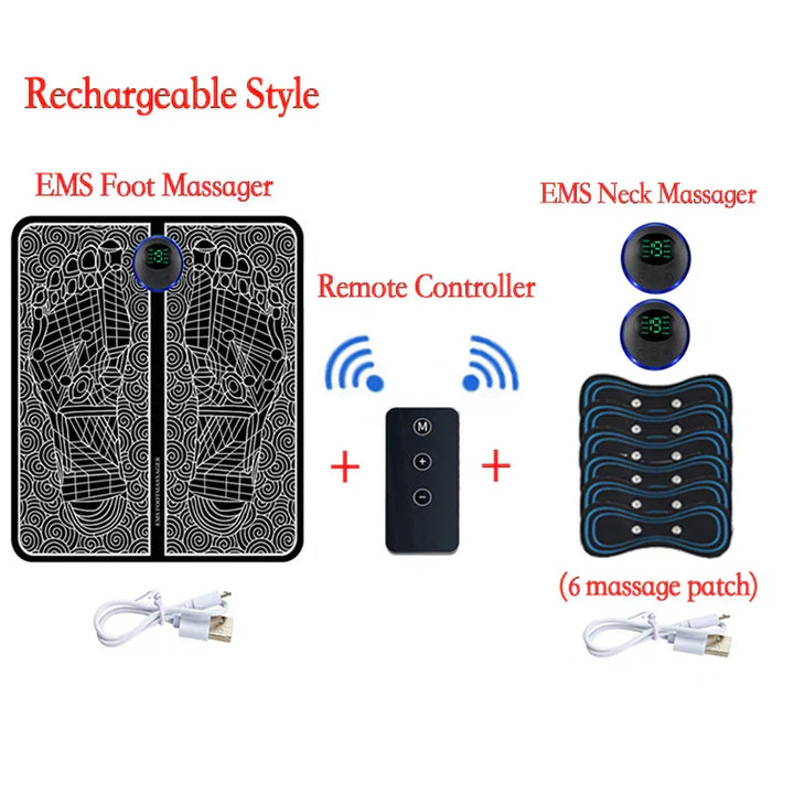 Premium Remote EMS Foot Massager