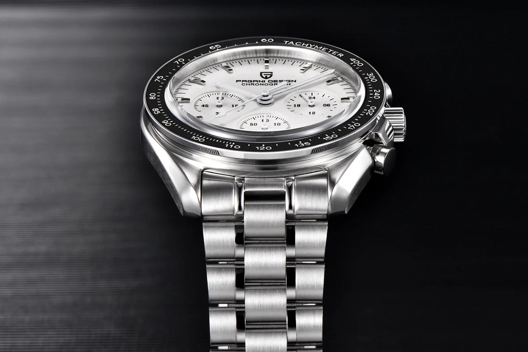 PAGANI DESIGN Moon Mens Watches 2023 Top Brand Luxury Quartz Watch For Men Chronograph Luminous Sapphire Mirror Waterproof Clock